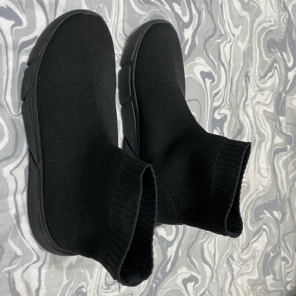 Aldo Black Sock Shoes